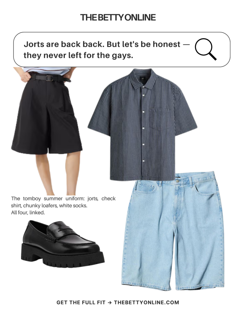 Jorts, Loafers, and a Plaid Shirt